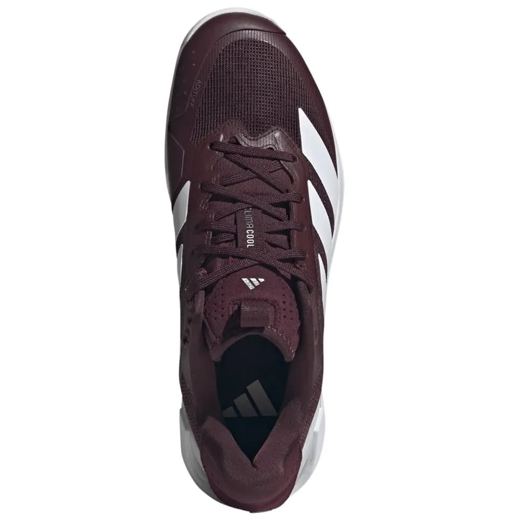 Теннисные кроссовки Adidas Adizero Ubersonic 5 M - maroon/silver metallic/core black
