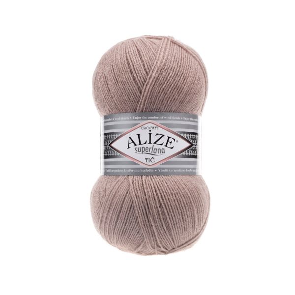 Пряжа Alize (Ализе) Superlana TIG / уп.5 мот. по 100 г, 570м, 541 норка
