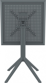Стол пластиковый складной Siesta Contract Sky Folding Table 60, темно-серый