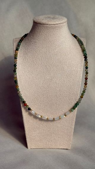Boyunbağı / Колье / Necklace Green Harmony