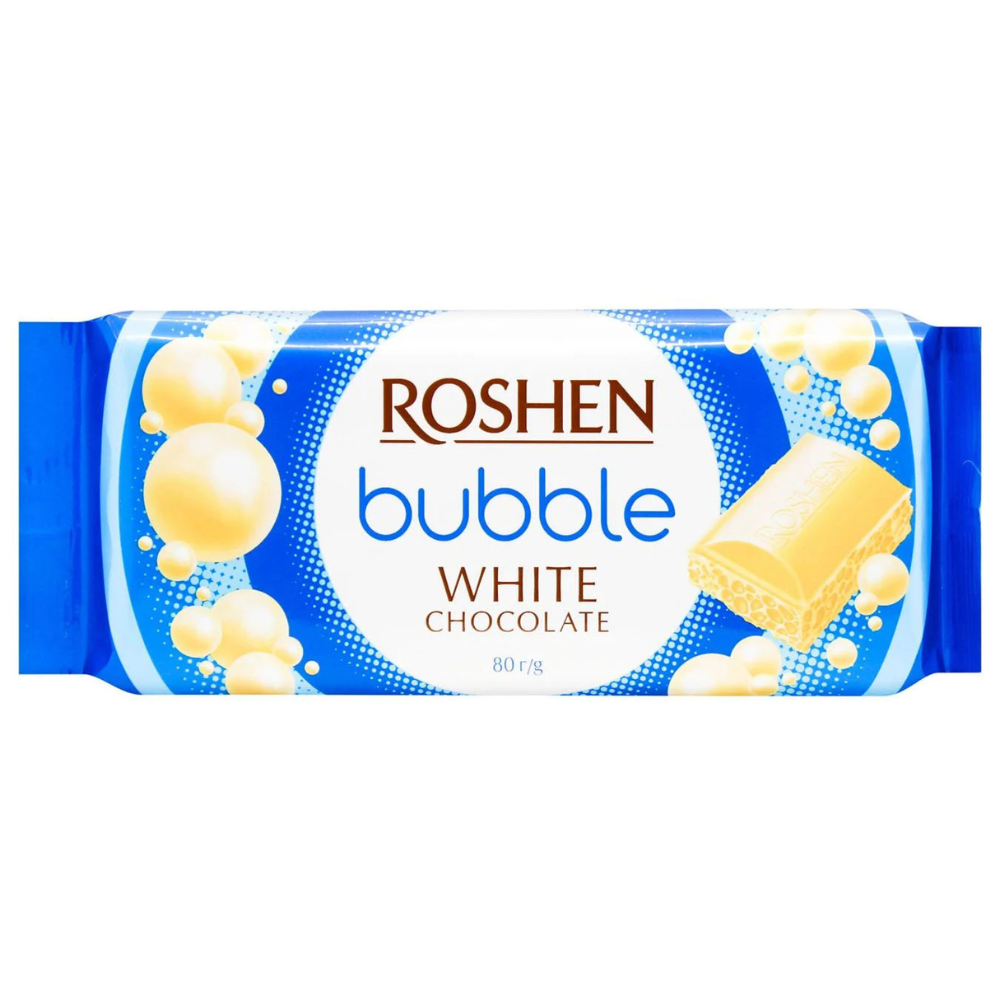 Шоколад пористый Roshen White 80 гр
