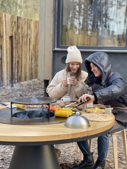 Дровяной гриль-стол Elbrus Grill Тибет 1000 (диаметр стола 1620 мм)
