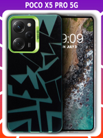 Дизайнерский чехол из пластика для XIAOMI POCO X5 PRO (не X5!) с усиленной защитой камеры и глянцем