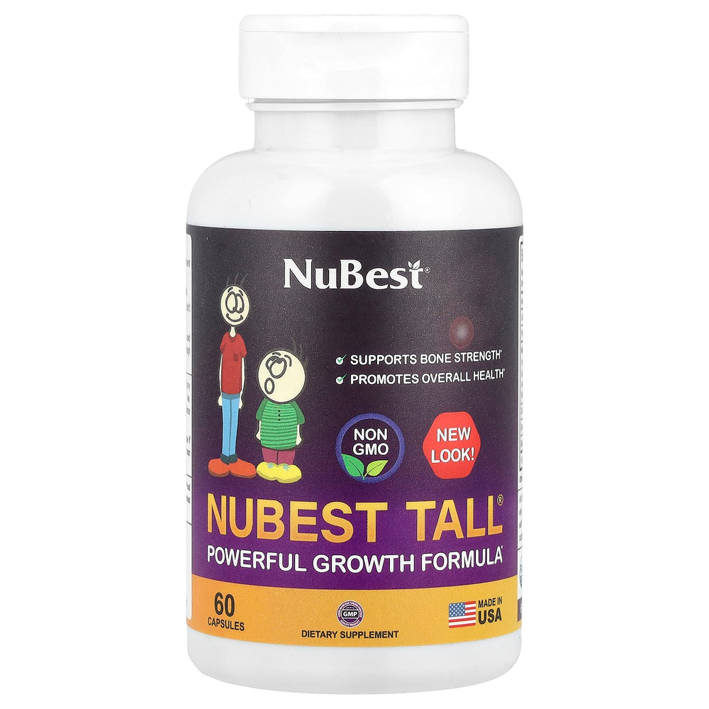NuBest, Tall®, эффективное средство для роста, 60 капсул