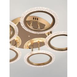 Светильник потолочный светодиодный Rivoli Evlalia 6178-733 LED 70Вт 3000-6000К с пультом | Интерьерные светодиодные светильники
