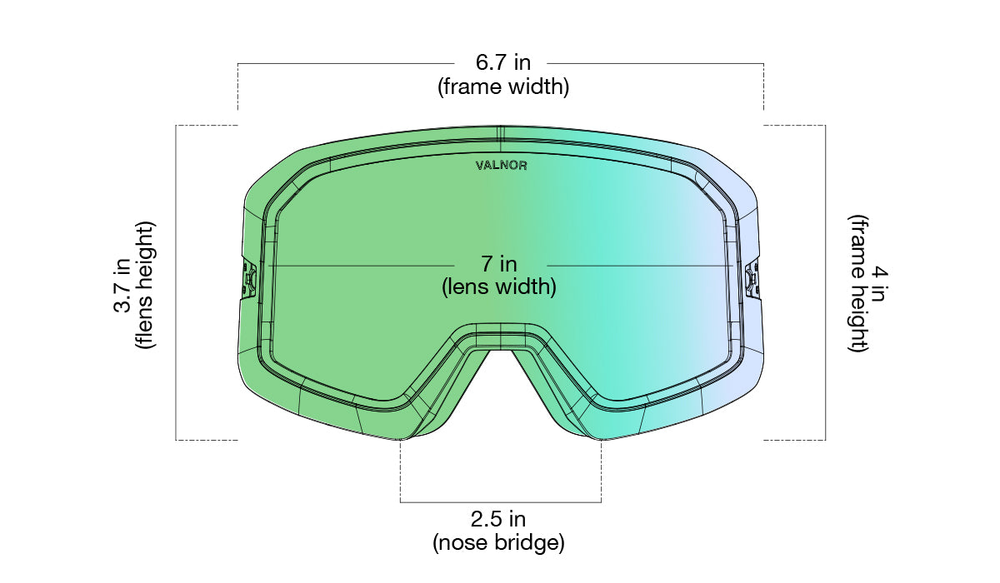Горнолыжная маска 100% Valnor / White / Amber Lens