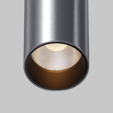 Накладной потолочный светодиодный светильник 12W 3000К C056CL-L12W3K-W-PT платина Focus Maytoni