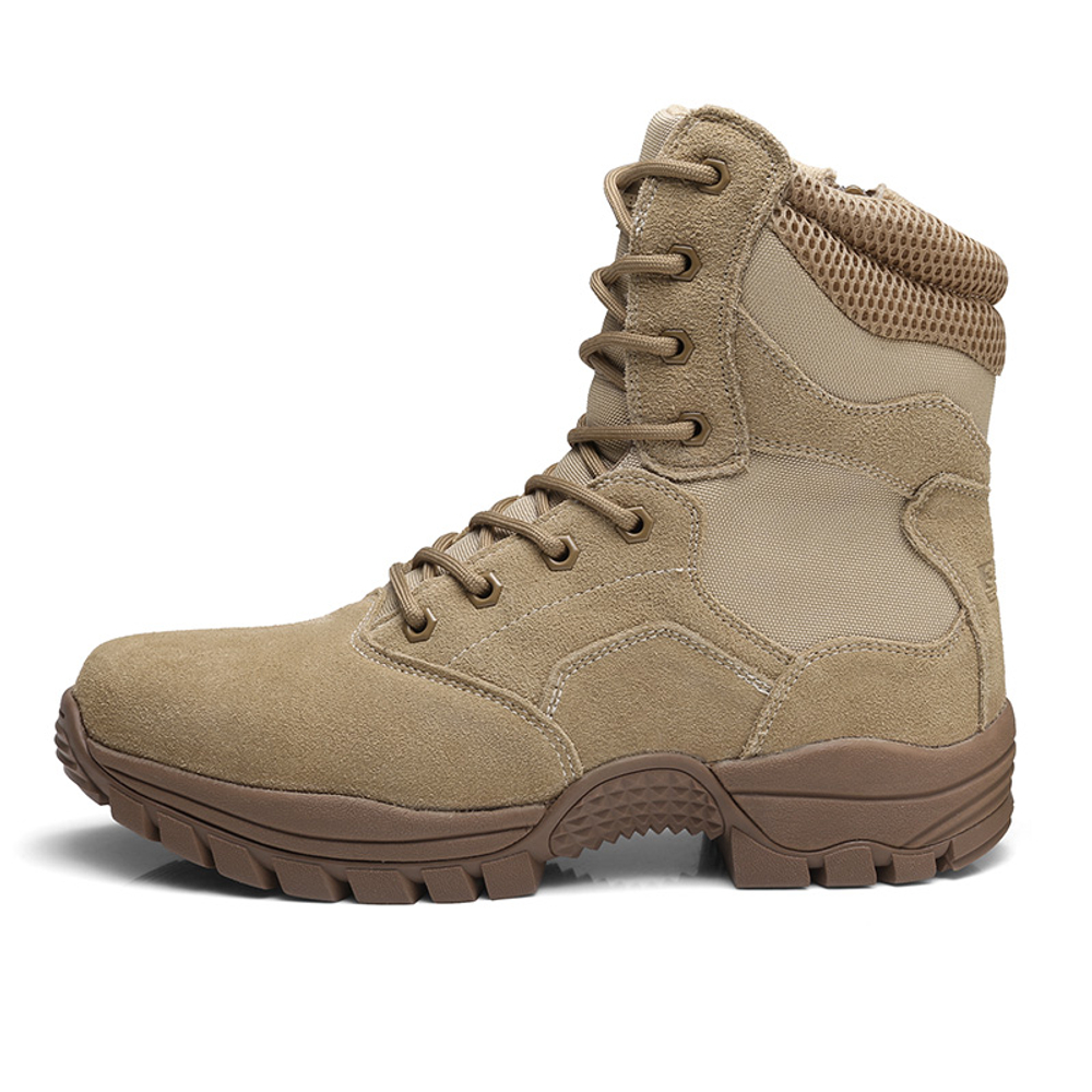 QIANGREN 3515 Outdoor Boots Men"s Brown