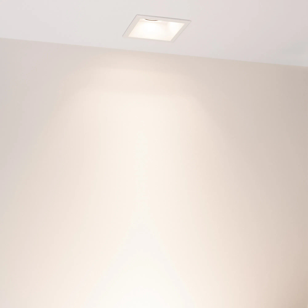 Светильник MS-FLOW-BUILT-S85x85-6W Day4000 (WH, 55 deg, 230V) (Arlight, IP20 Металл, 5 лет) 060943