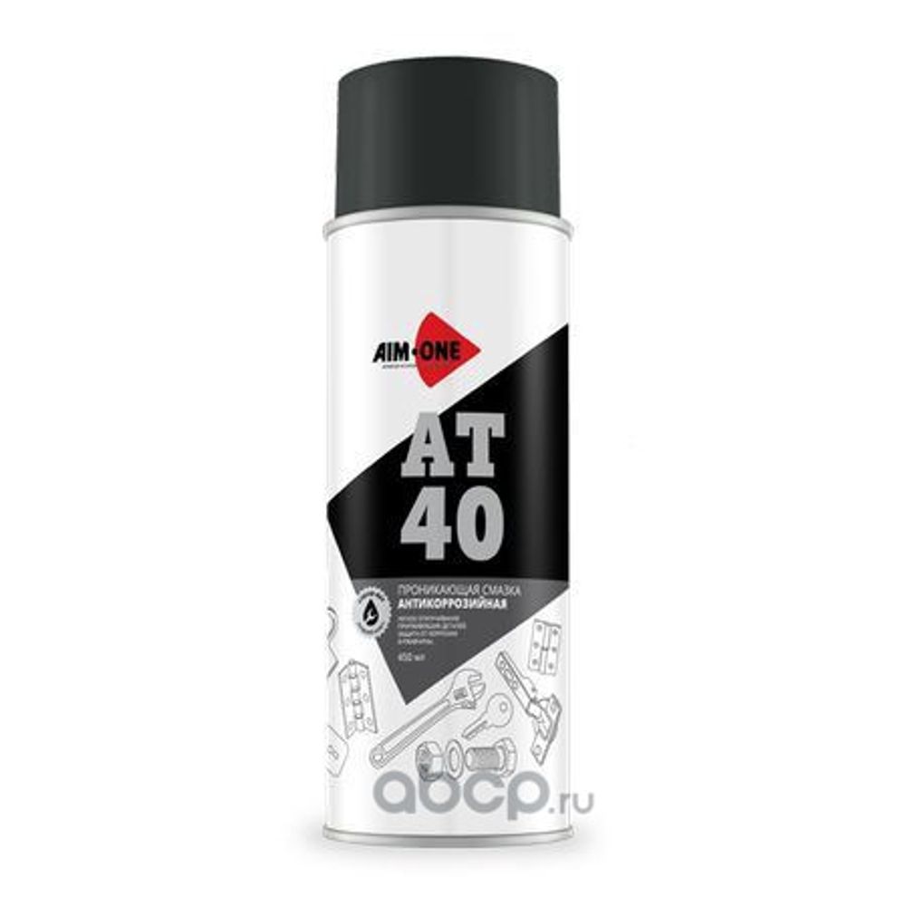 Проникающая смазка антикоррозийная AIM-ONE 450 мл (аэрозоль). AT-40 450ML AD-400