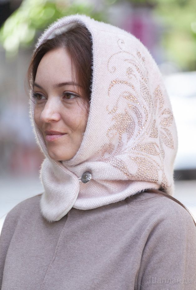 Капор ангора M.A. (Черный / б/р / Отворот / 30х30х6 / б/р / Ангора / 0.3)