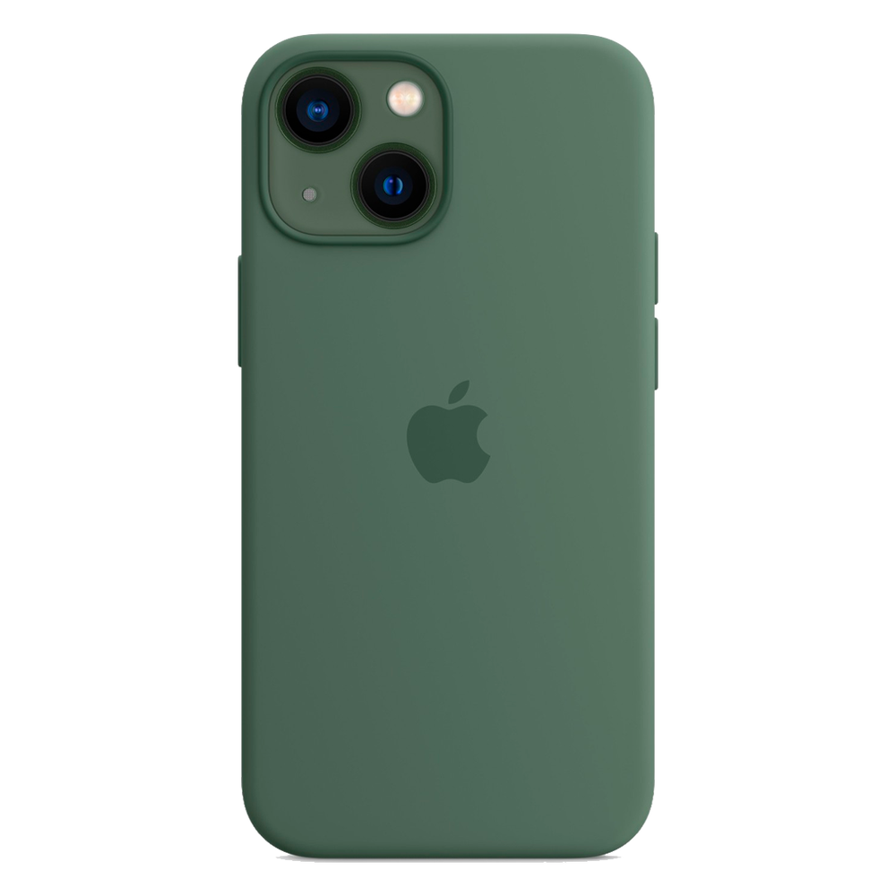 Силиконовый чехол с поддержкой MagSafe Apple Silicone Case для iPhone 13 mini, Eucalyptus (Эвкалипт)