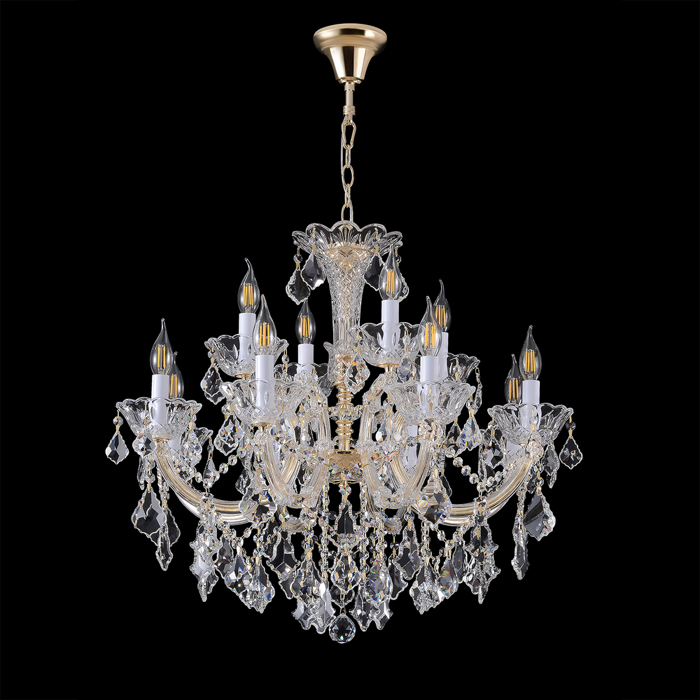 Люстра Crystal Lux CRISTELLE SP8+4 GOLD