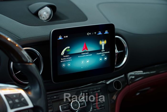 Магнитола для Mercedes-Benz SL (R231) 2012-2015 NTG 4.5/4.7 - RDL монитор 8.4" на Android 14, Быстрая, CarPlay, 4G SIM-слот