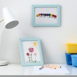 Фоторамка IKEA FISKBO (ФИСКБО), Светло-голубой, 13х18 см