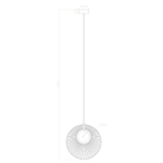 Подвесной светильник Arte Lamp LAYLA A2808SP-1BK, 1хLED