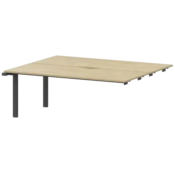 Модуль двойной на металлокаркасе НТМП.ПО.Б2-180Э  1800x1496x750 Аргентум-МП