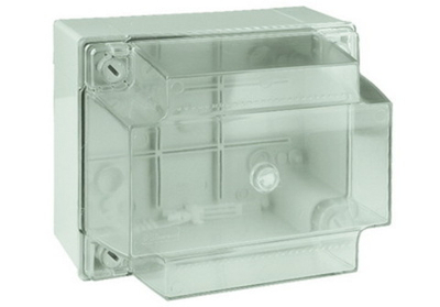 Коробка ответвит. с гладкими стенками и прозрачной крышкой, IP56, 150х110х135мм