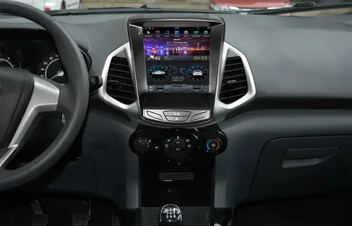Магнитола для Ford EcoSport 2014-2018 - Kuberg ZF-1166-DSP вертикальный экран 10.4" в стиле "Тесла" на Android 9
