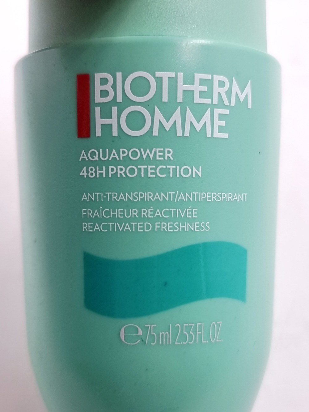 Biotherm Homme Шариковый дезодорант-антиперспирант Aquapower 48 часов для мужчин 75 мл (из Финляндии)