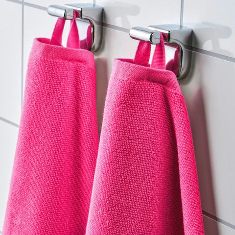 Полотенце IKEA VAGSJON (ВОГШЁН), Розовый, 40х70 см