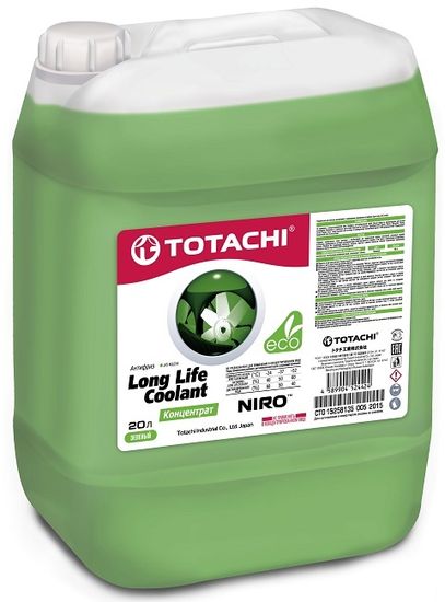 NIRO™ LONG LIFE COOLANT GREEN КОНЦЕНТРАТ TOTACHI Антифриз зеленый (20 Литров)