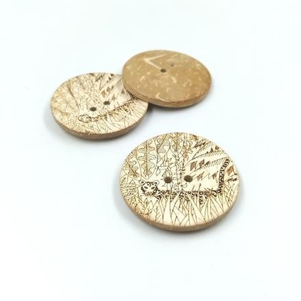 B548 Пуговицы из кокоса
