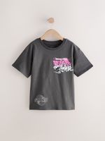 Футболка для девочки Next AW1-765, Темно-серый