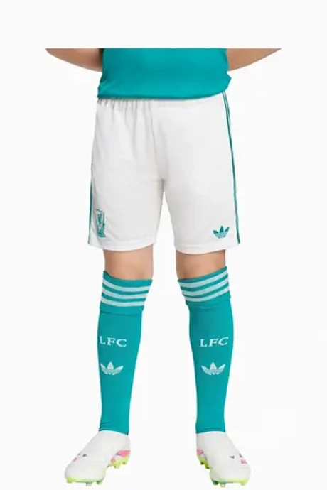 Шорты adidas Liverpool FC 25/26 3rd Junior - бирюзовый