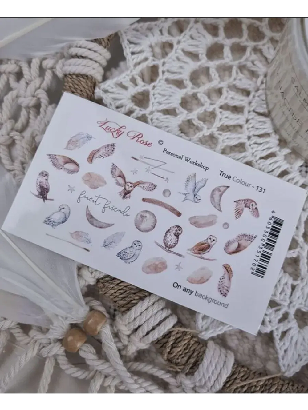 Lucky Rose Слайдеры наклейки для ногтей Foil 131