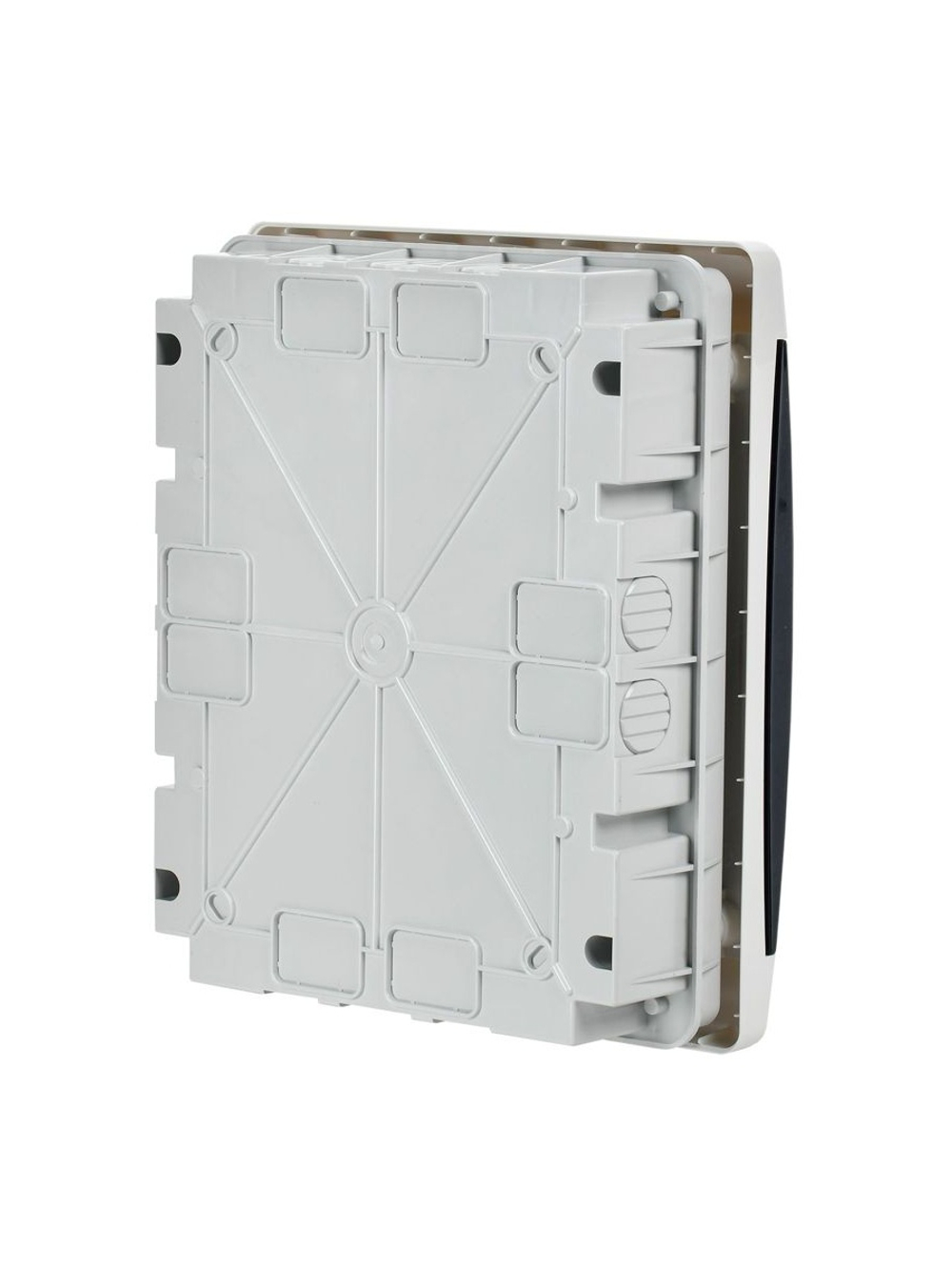 Корпус ЩРВ-П-18 UNION Compact IP41 черн. прозр. дверь пластик. IEK UIC-KP12-V-18-41-K01
