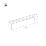 Светильник MAG-DOTS-25-L1000-30W Warm3000 (BK, 30 deg, 24V) (Arlight, IP20 Металл, 3 года)