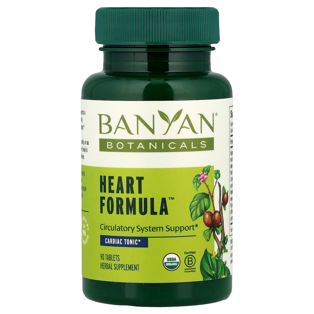 Banyan Botanicals, Heart Formula ™, 90 таблеток