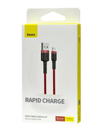 Usb Кабель-зарядка Lightning Baseus Cafule 1м (CALKLF-B09) красный