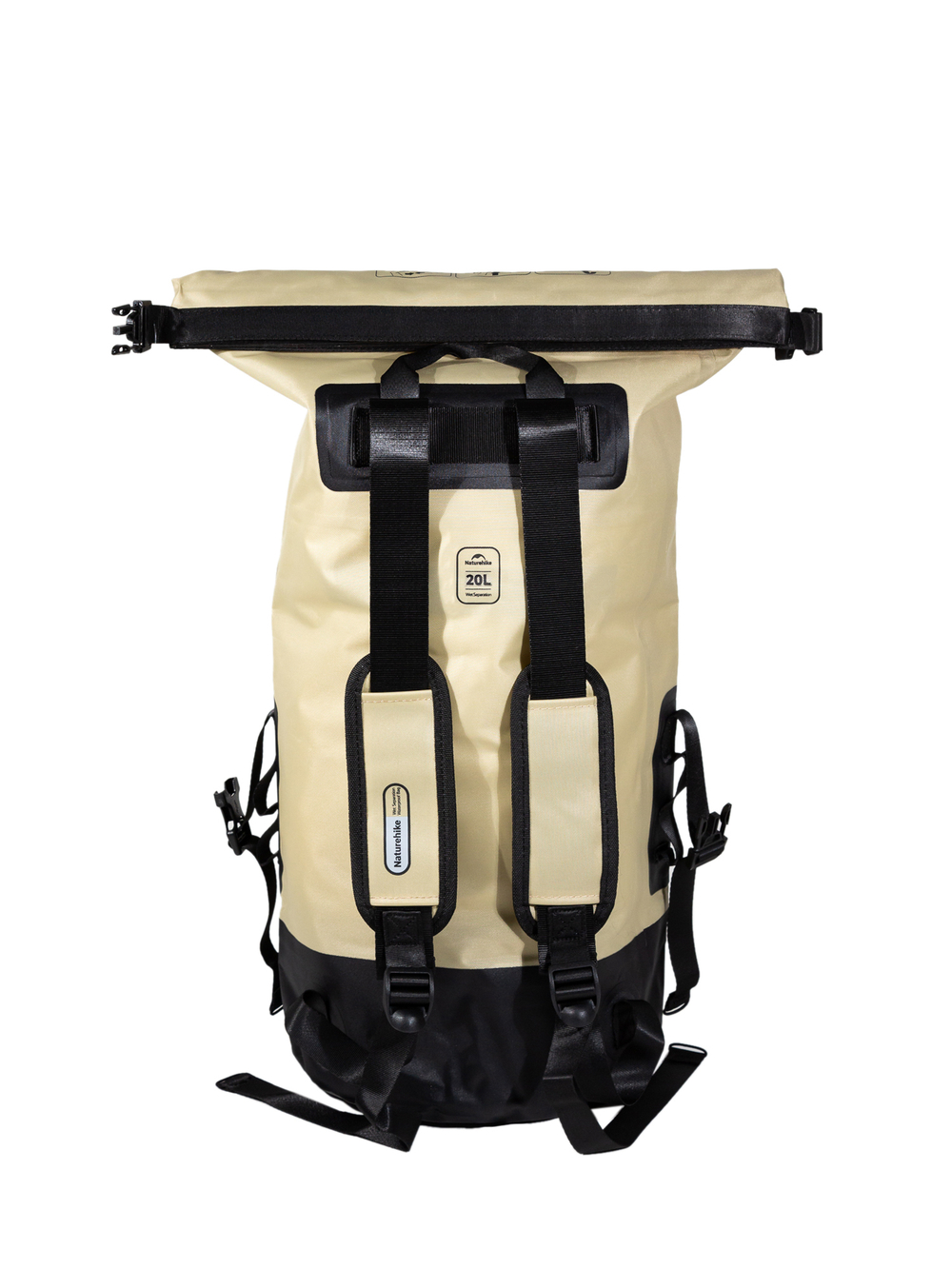 Герморюкзак Naturehike TB03-shimmer-TPU, 20л, бежевый (NH21FSB04)