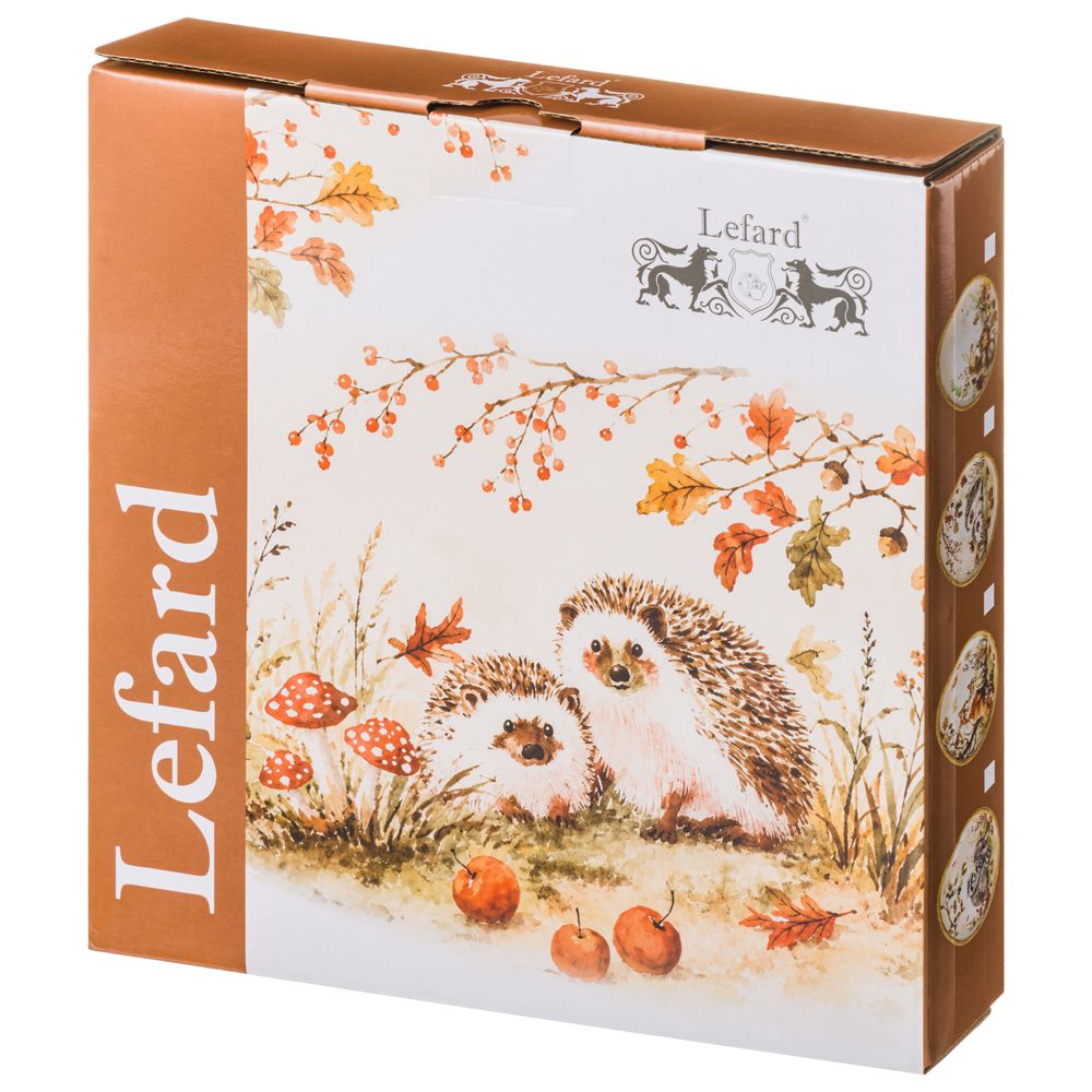 ТАРЕЛКА ЗАКУСОЧНАЯ LEFARD "FOREST TALE" АКВАРЕЛЬ ПРИРОДЫ 21,5СМ., РАЗНОЦВЕТНЫЙ
