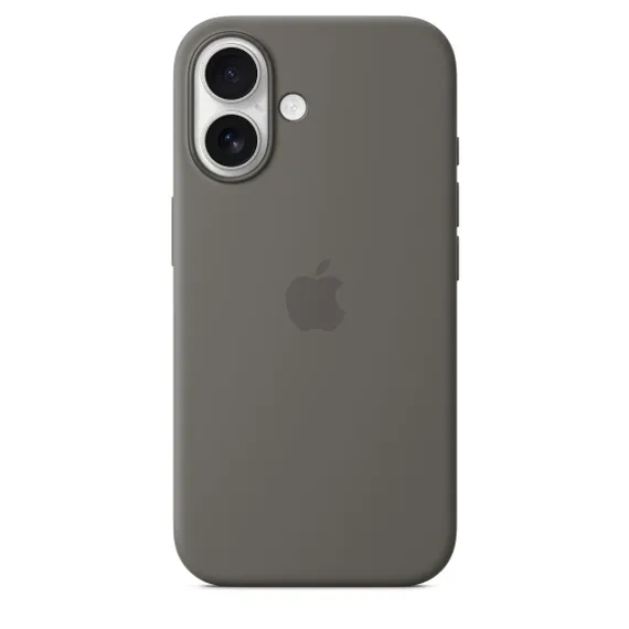 Чехол Silicone Case MagSafe для iPhone 16 Серый