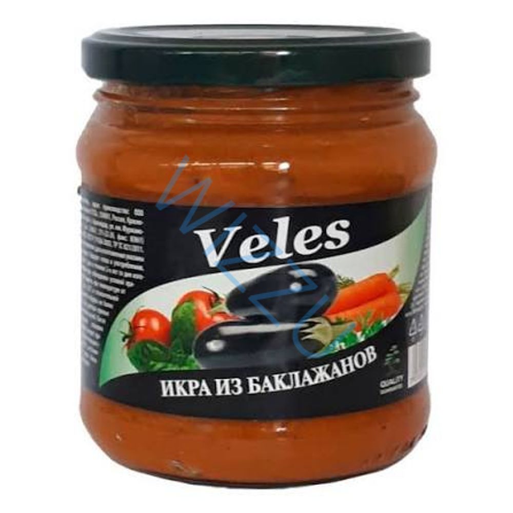 Икра VELES из баклажанов ст/б 480г