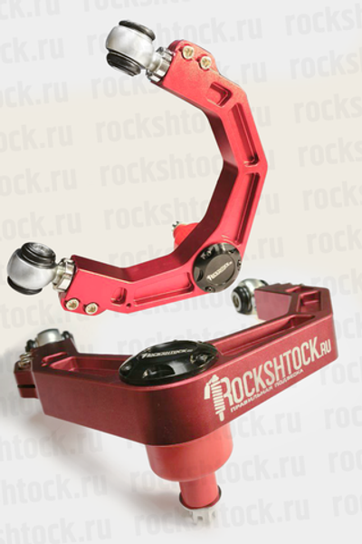 Toyota Land Cruiser Prado 120/150 Верхние передние регулируемые алюминиевые рычаги Rockshtock (комплект) для лифта 2"