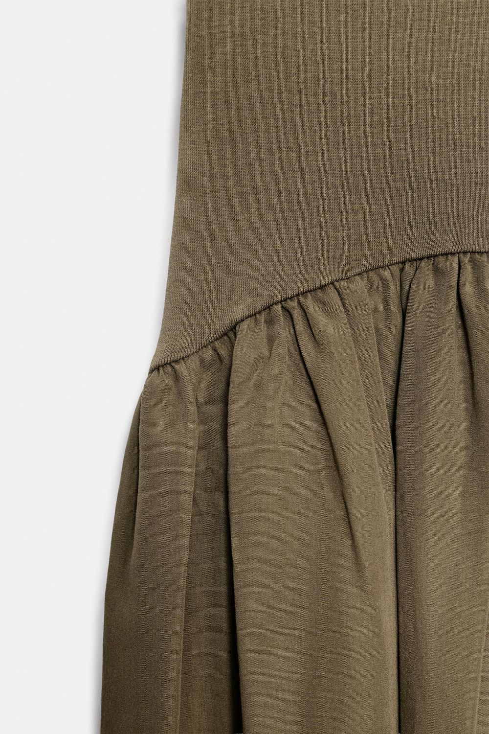 КОМБИНИРОВАННОЕ ПЛАТЬЕ НА БРЕТЕЛЯХ — ZARA