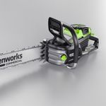 Цепная пила аккумуляторная Greenworks OCS800, 82V, 5,0 кВт, 50 см, бесщеточная, с АКБ 8Ач и ЗУ (2009707UH)