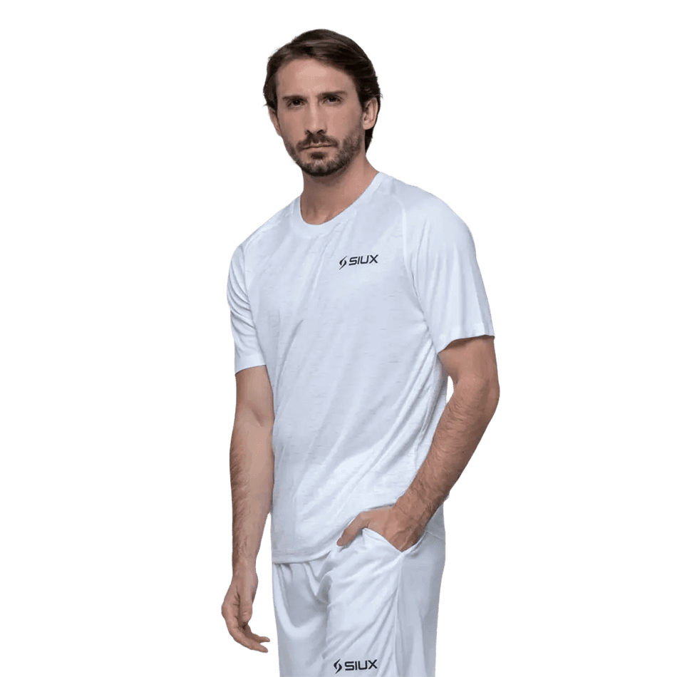 Футболка Siux Club White 2026 для падел
