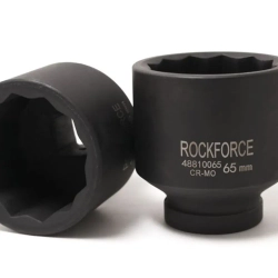 Головка ударная глубокая 1'', 65мм (12гр.) RockForce##Rock FORCE RF-48810065