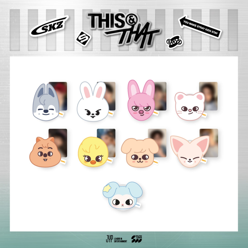 Мерч Stray Kids - THIS & THAT POP-UP STORE (магнитный холдер)
