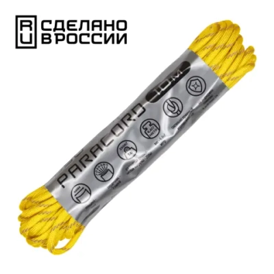Паракорд световозвращающий 550 CORD 10м lemon