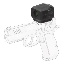 Тепловизионный коллиматор Vector Optics Owlset HEIM ES X-NANO STD Mini (VEOT-RS08) - пример установки на пистолет