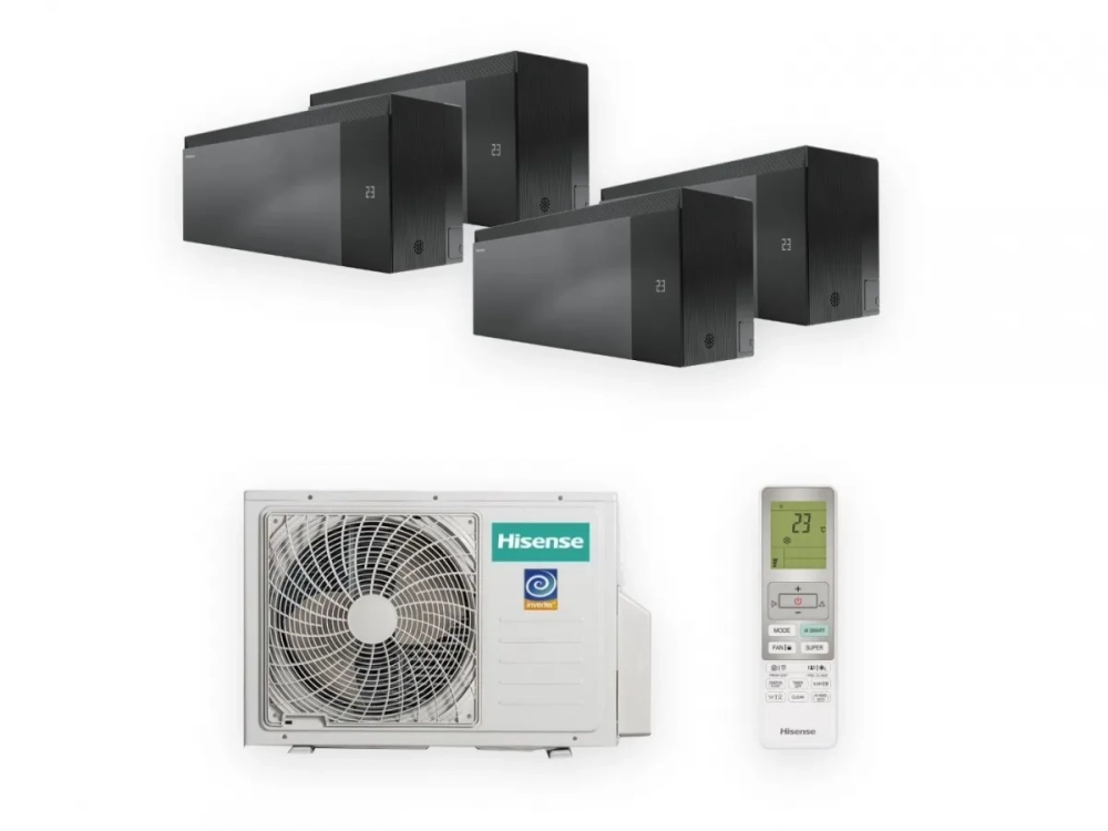 Мульти сплит-система Hisense SENSATION Black на 4 комнаты (20+20+20+20 кв.м.)