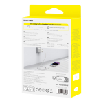 USB-C - Lightning Кабель Baseus Display 2 Charging+Data 20W 1-2m - Moon White
