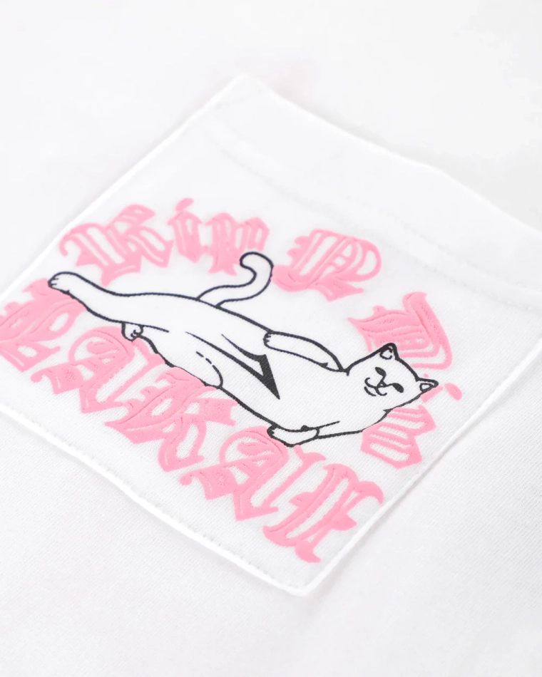 Футболка RIPNDIP X LAKAI Raglan Tee White / Black