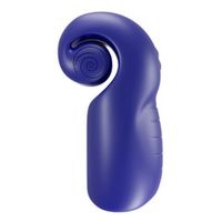 Синий мастурбатор с вибрацией SVibe Evo Snail Blue CE-N